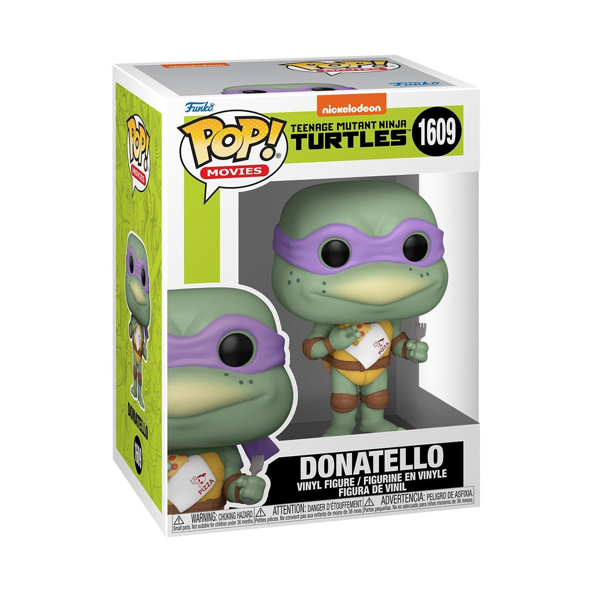 Funko Pop! Movies: Teenage Mutant Ninja Turtles 1990 Donatello with Pizza Figure #1609