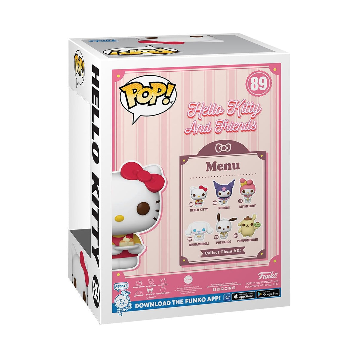 Funko Pop! Sanrio: Hello Kitty and Friends Kitty with Dessert Figure #89