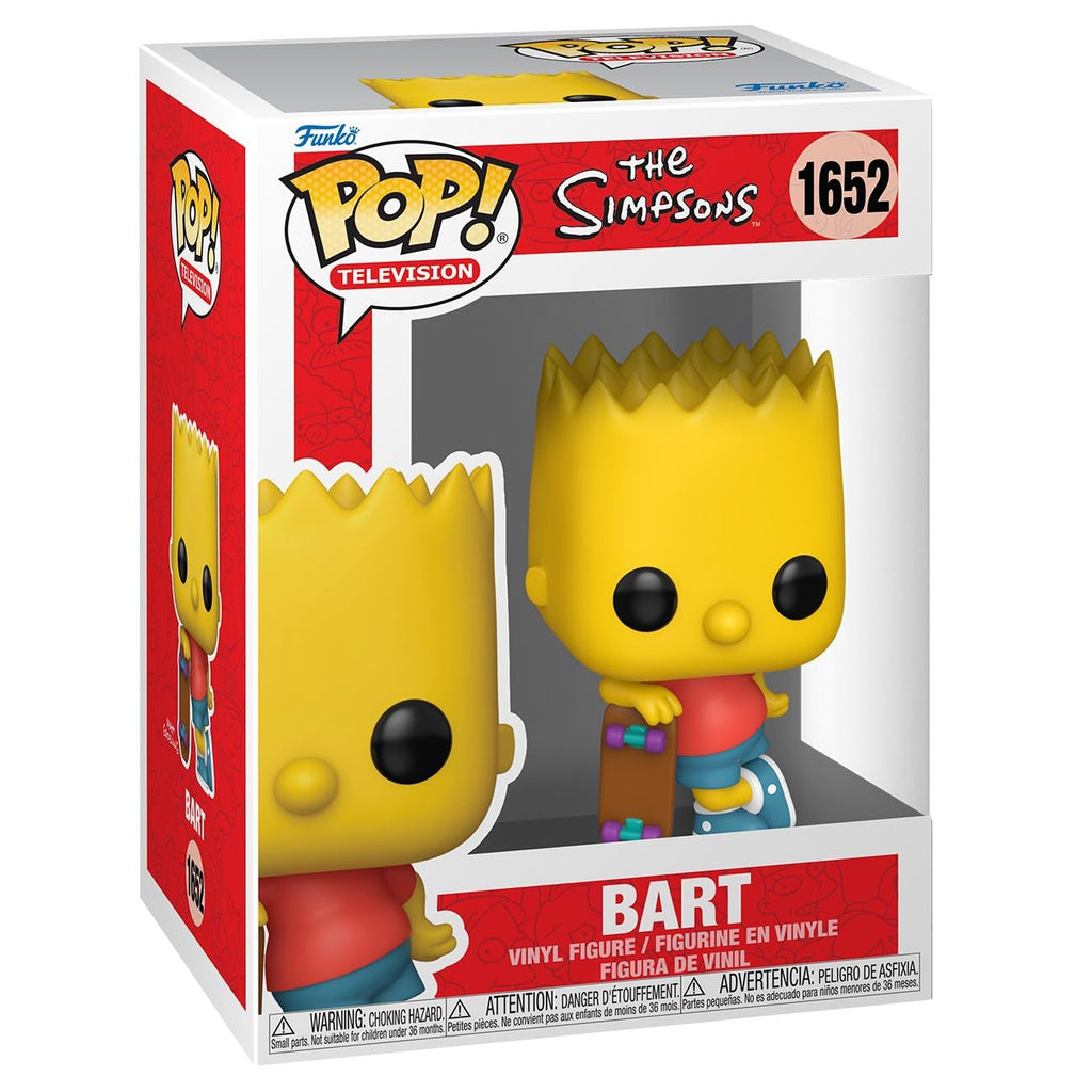 Funko POP! TV: The Simpsons - Bart Simpson with Skateboard Figure #1652