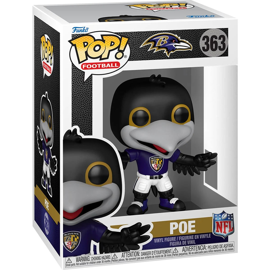 Funko Pop! NFL Mascots Baltimore Ravens Poe Vinyl Figure #363