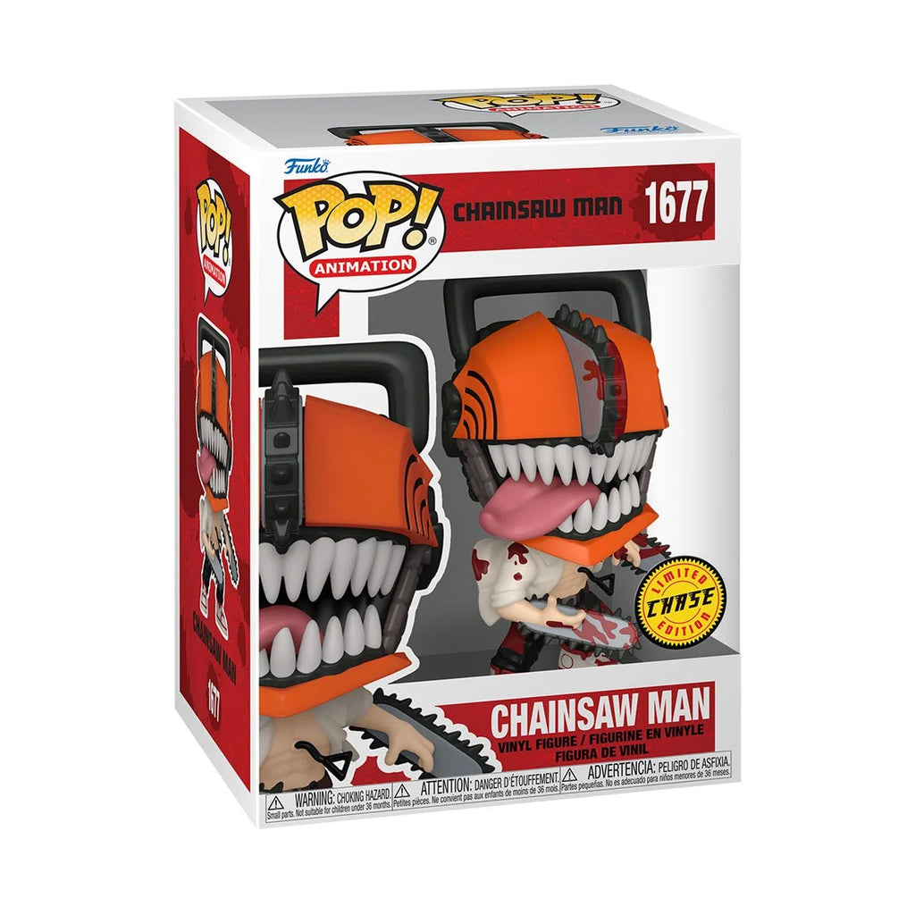 Funko POP! Animation: Chainsaw Man (Bloody) Figure #1677 - CHASE