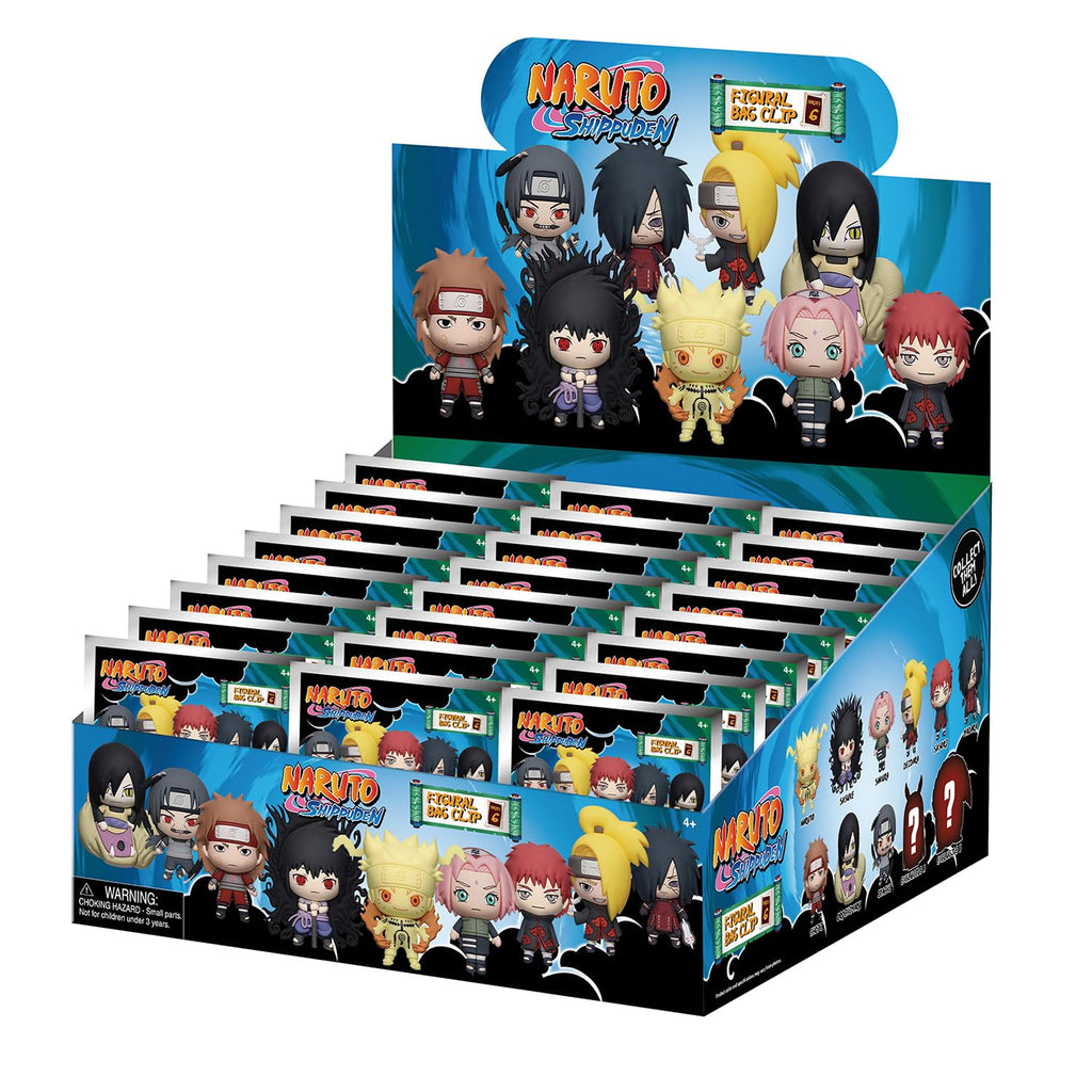 Monogram Naruto Shippuden Series 6 Blind Bag Figural Bag Clip | 1 Random Blind Bag Clip