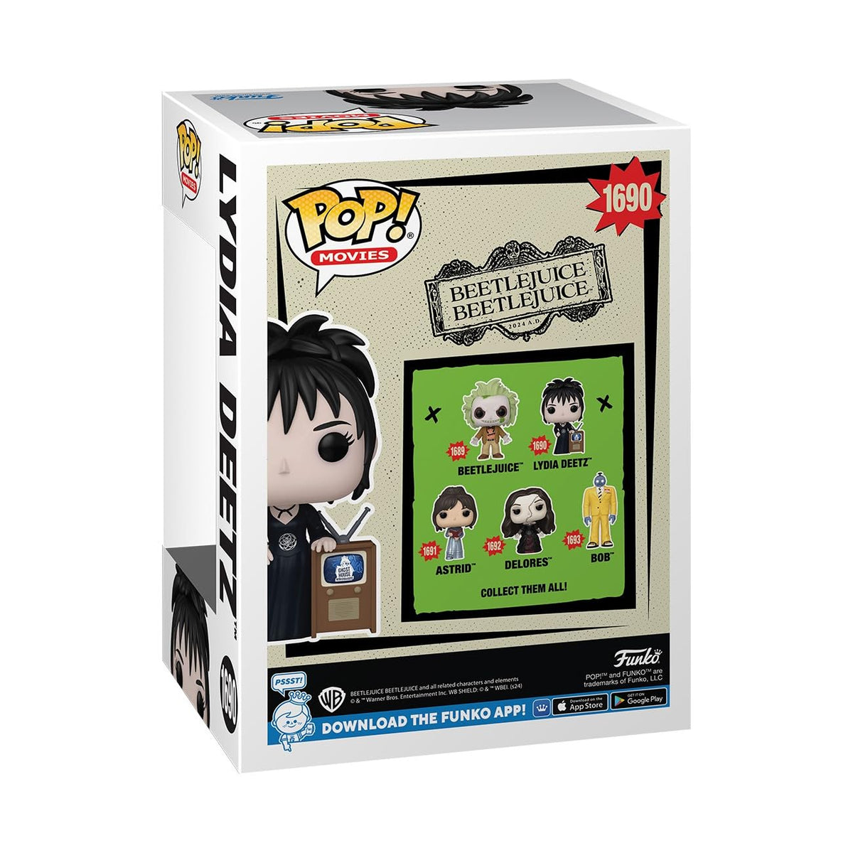 Funko Pop! Movies: Beetlejuice 2 Lydia Deetz with TV Figure #1690