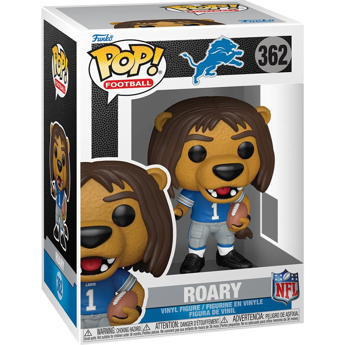 Funko Pop! NFL Mascots Lions Roary Vinyl Figure #362