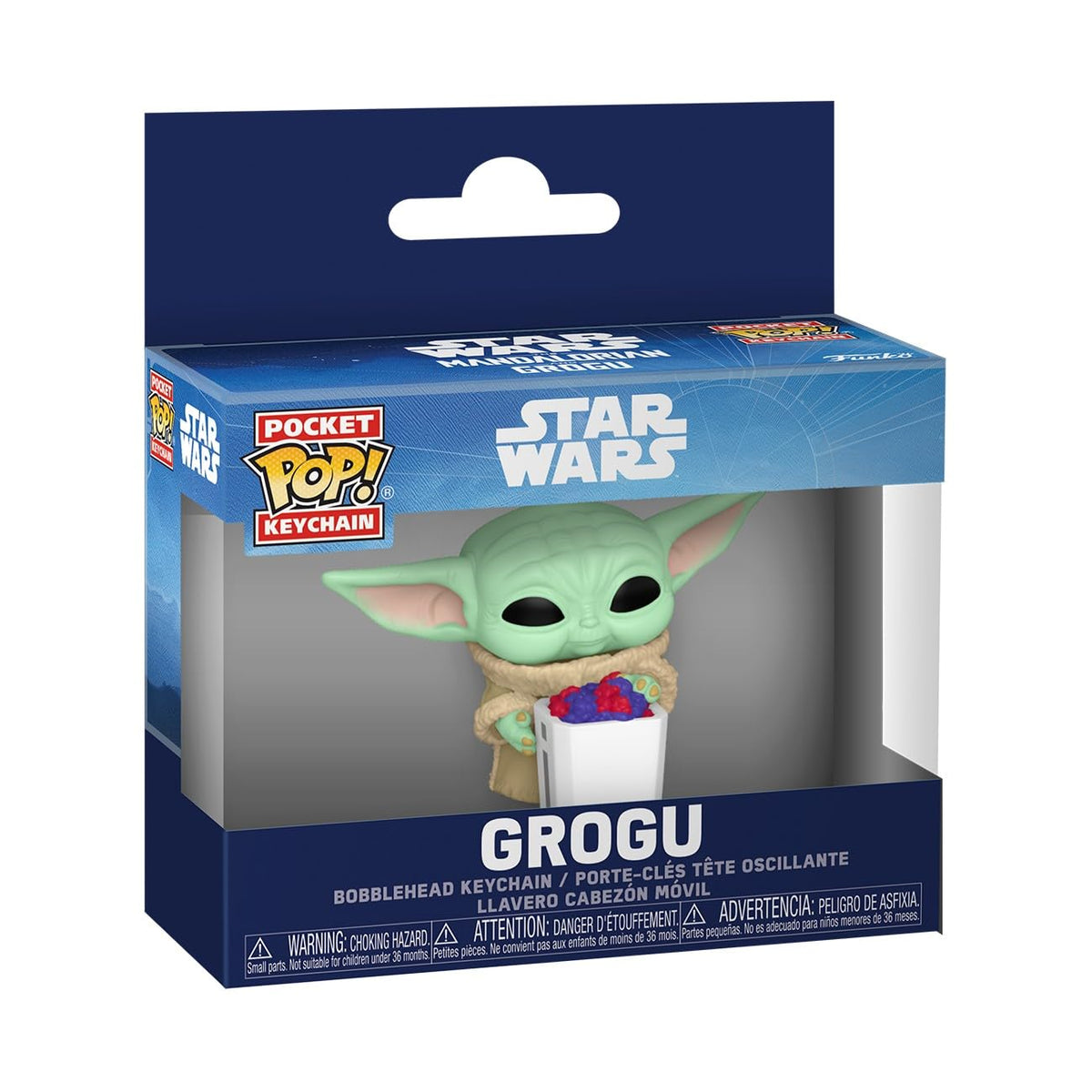 Funko Pop! Keychain: Mandalorian & Grogu - Grogu with Snack
