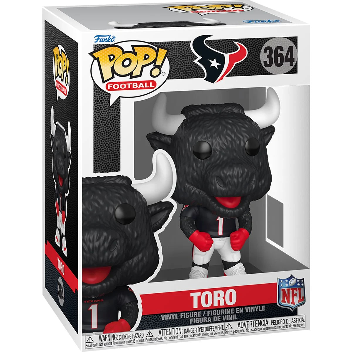 Funko Pop! NFL Mascots Texans Toro Vinyl Figure #364