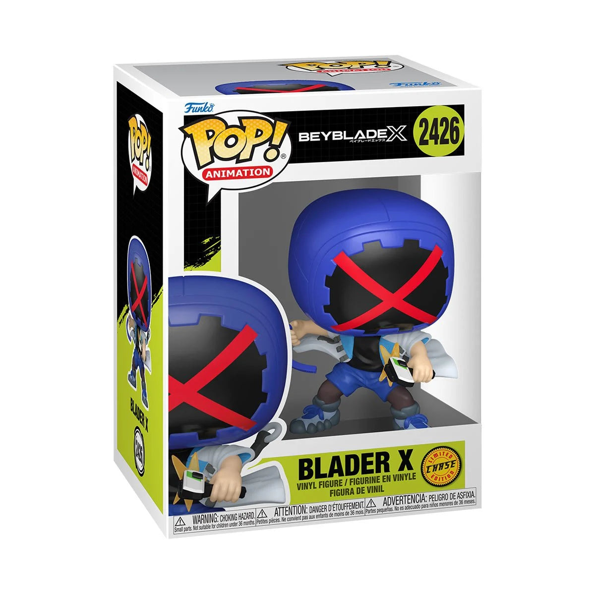 Funko POP! Animation: Beyblade X - Jaxon Cross Figure #2426 CHASE