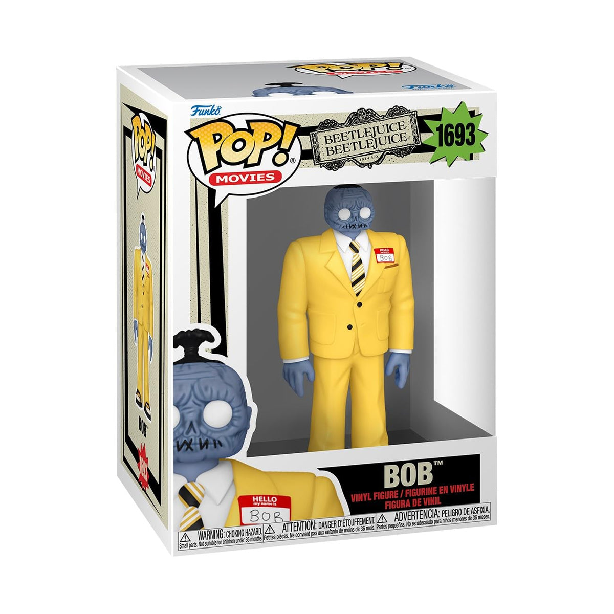 Funko Pop! Movies: Beetlejuice 2 Bob Yellow Suit Figure #1693