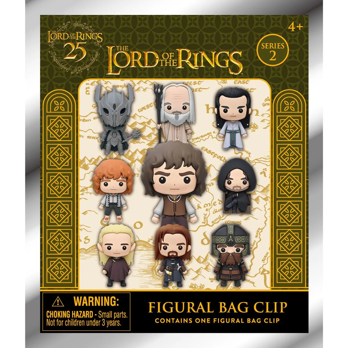 The Lord of the Rings Series 2 3D Foam Bag Clip | 1 Random Blind Bag Clip