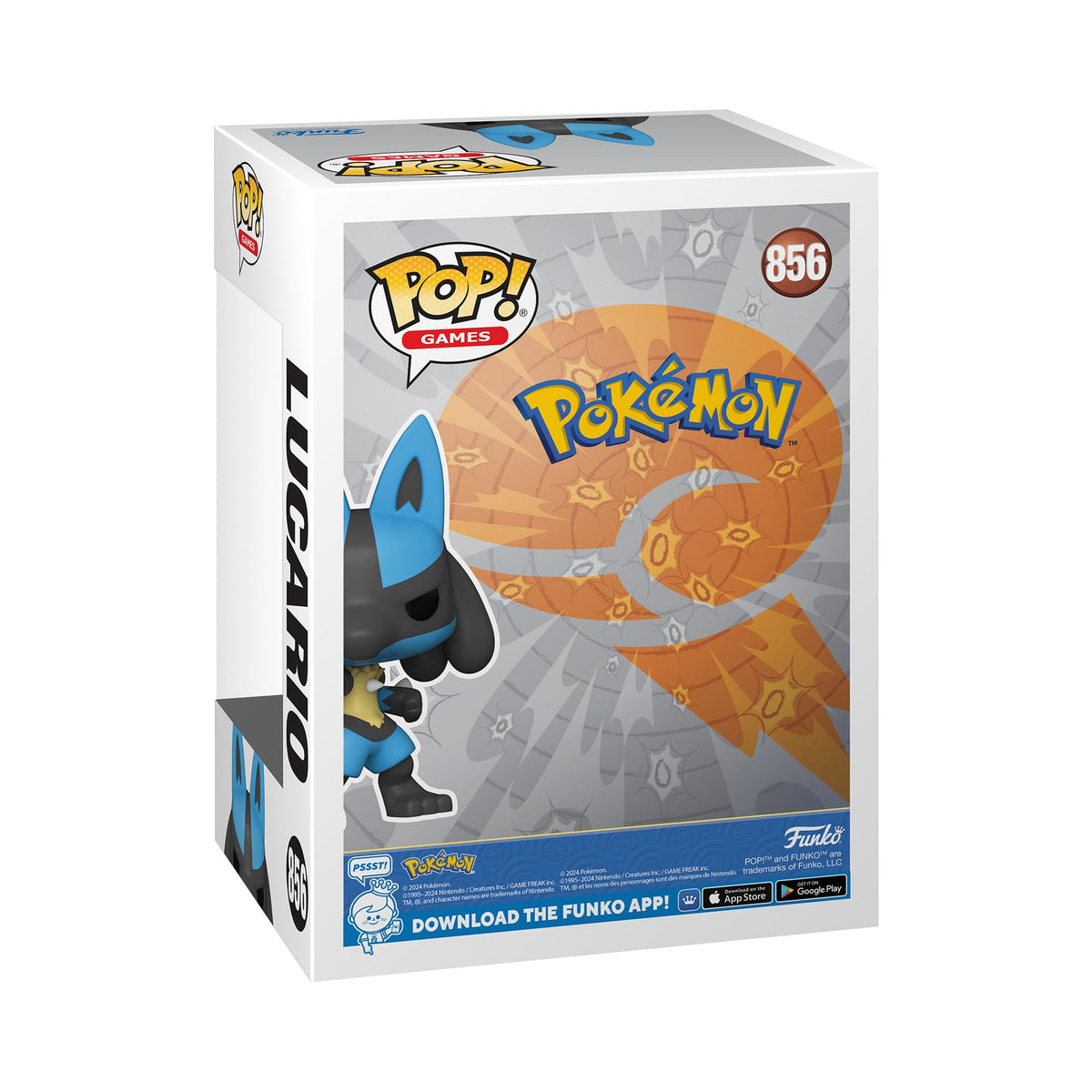 Funko POP! Games: Pokemon - Lucario #856 - Collectible Vinyl Figure - Gift Idea - Official Merchandise - Toys for Children and Adults - Video Games Fans - Figure for Collectors