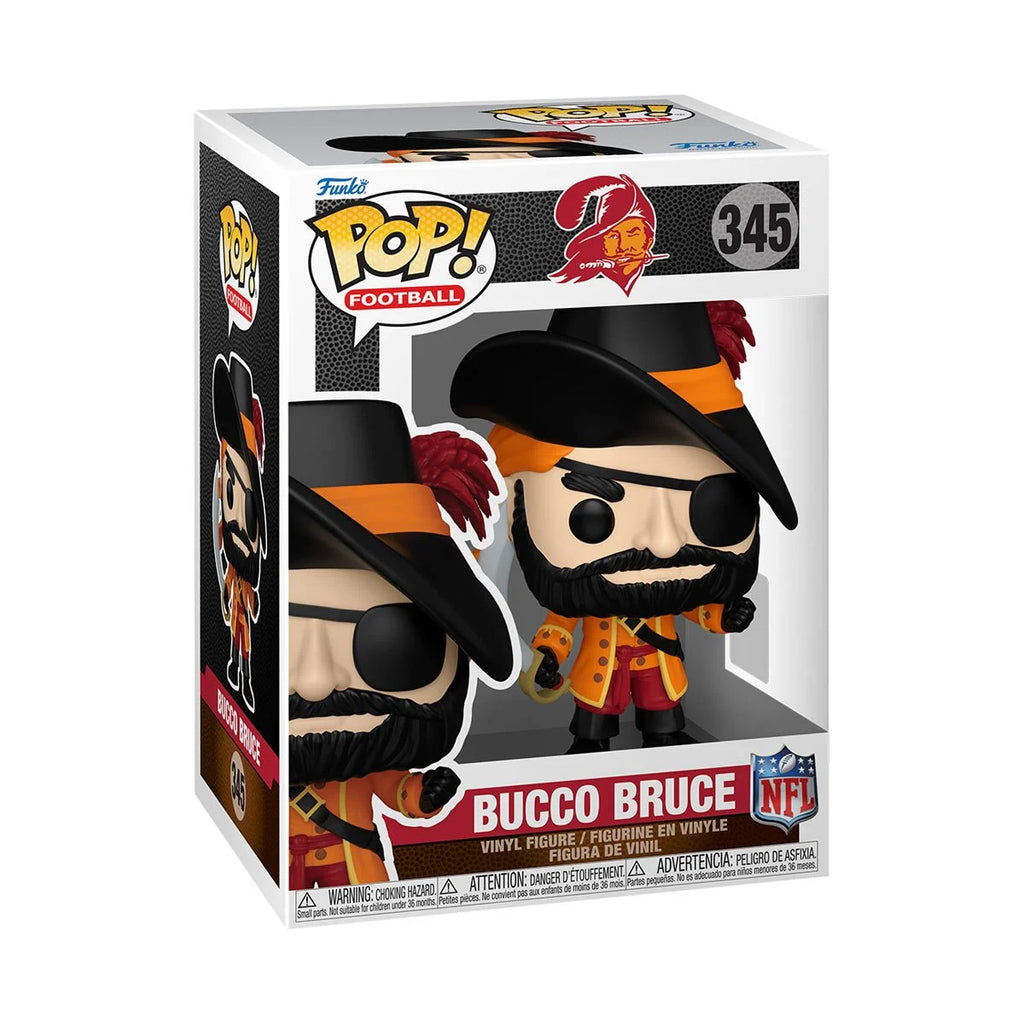 Funko Pop! NFL Mascots Throwback Buccaneers Bucco Bruce Vinyl Figure #345