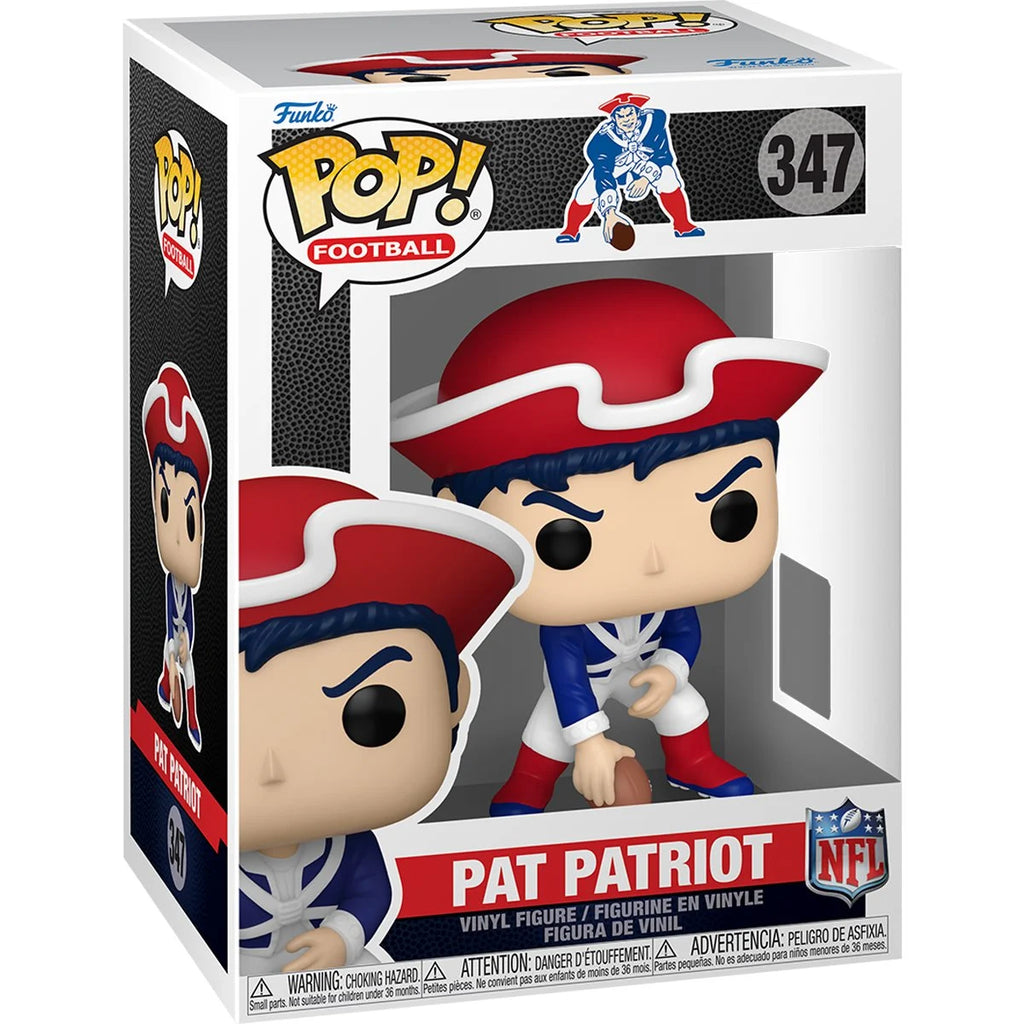 Funko Pop! NFL Mascots Throwback Patriots Pat Patriot Vinyl Figure #347