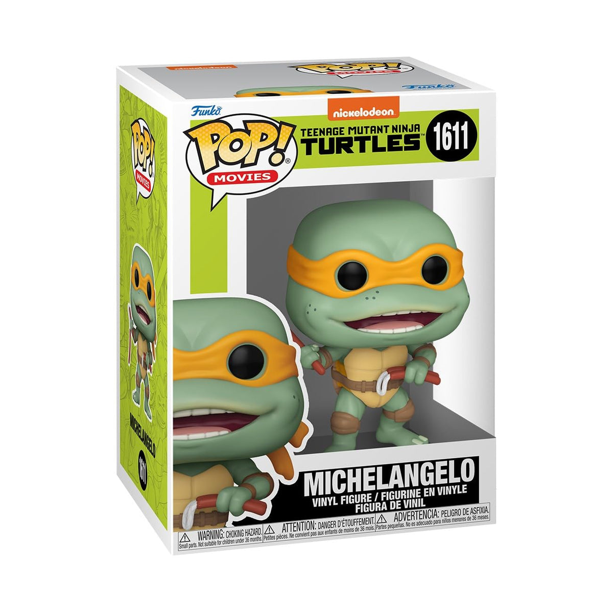 Funko Pop! Movies: Teenage Mutant Ninja Turtles 1990 Michelangelo Sausage Link Nunchucks Figure #1611