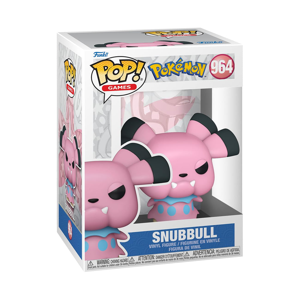 Funko Pop Games: Pokemon - Snubbull #964 - Collectable Vinyl Figure - Gift Idea - Official Merchandise - Toys for Kids & Adults - Video Games Fans - Model Figure for Collectors and Display