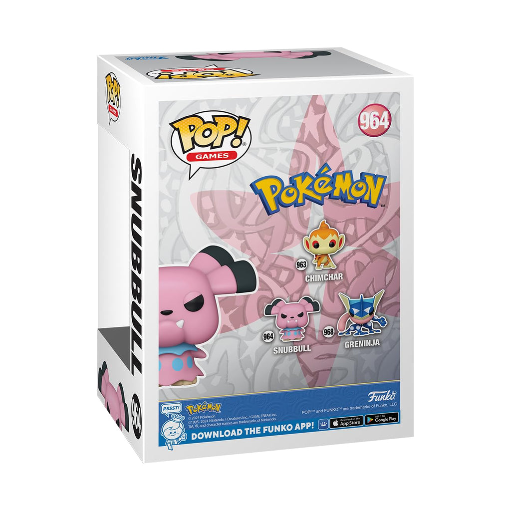 Funko Pop Games: Pokemon - Snubbull #964 - Collectable Vinyl Figure - Gift Idea - Official Merchandise - Toys for Kids & Adults - Video Games Fans - Model Figure for Collectors and Display