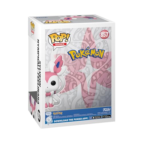 Funko Pop! Games: Pokemon - Sylveon - Collectible Vinyl Figure - Gift Idea - Official Products - Toys for Children and Adults - Video Games Fans