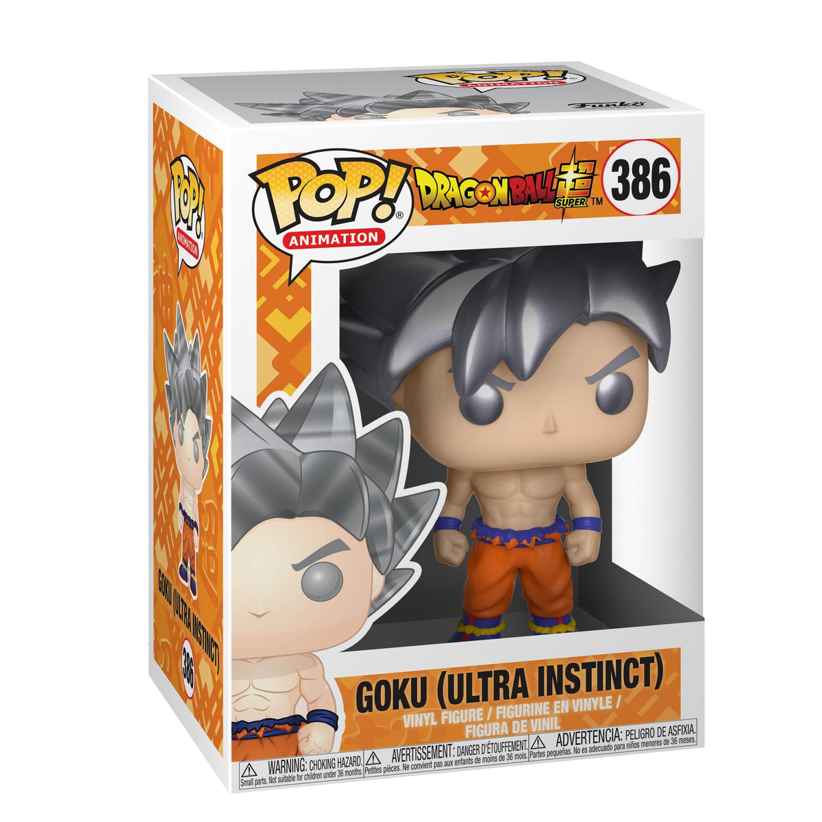 Funko Pop! Animation: Dragonball Super - Goku Ultra Instinct Form Figure #386