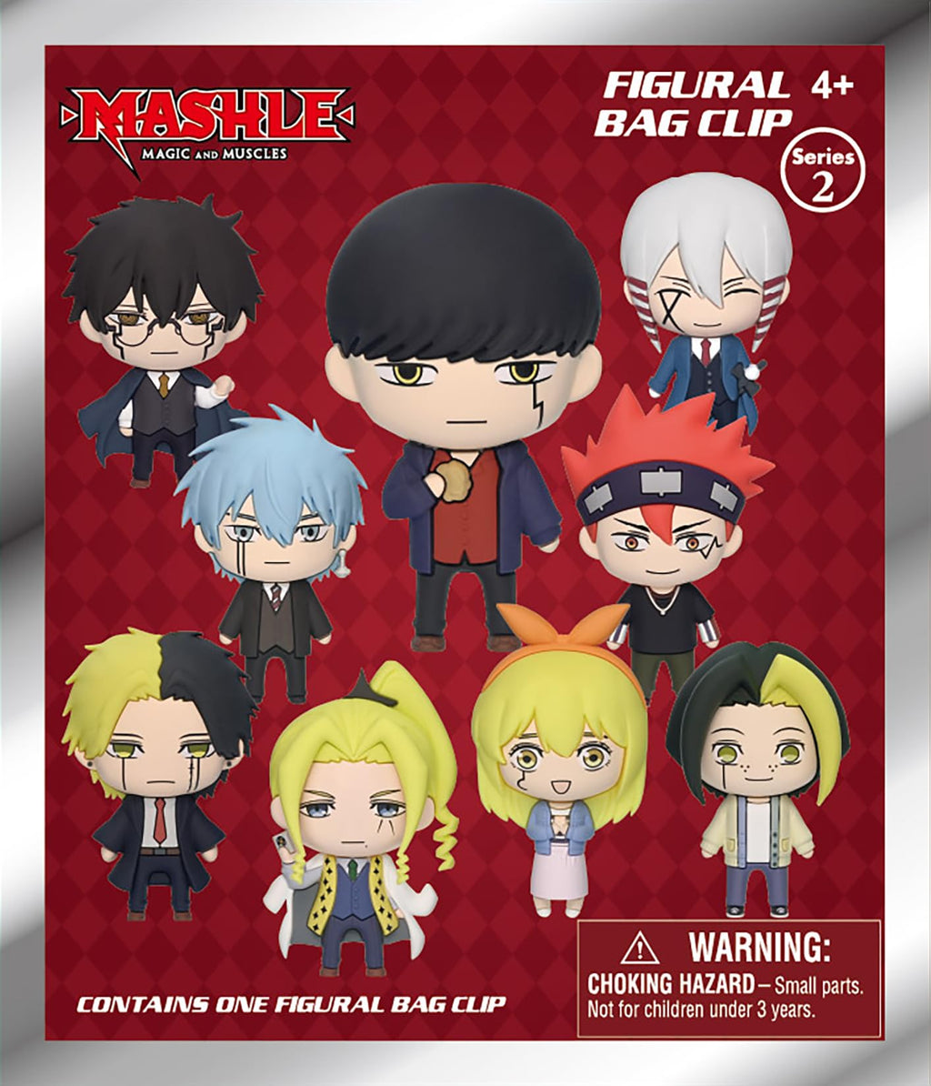 Mashle: Magic and Muscles Series 2 3D Foam Bag Clip | 1 Random Blind Bag Clip