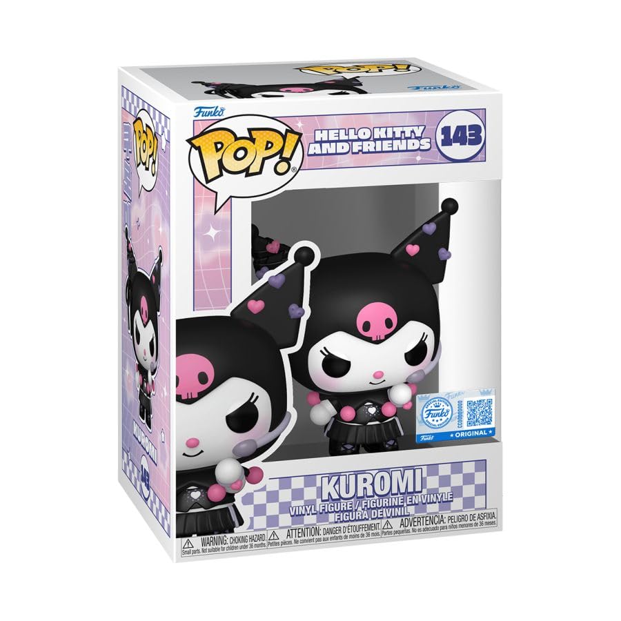 Pop! Animation: Sanrio - Hello Kitty and Friends Kuromi K-Pop Funko Pop! Vinyl Figure #143 - Entertainment Earth Exclusive