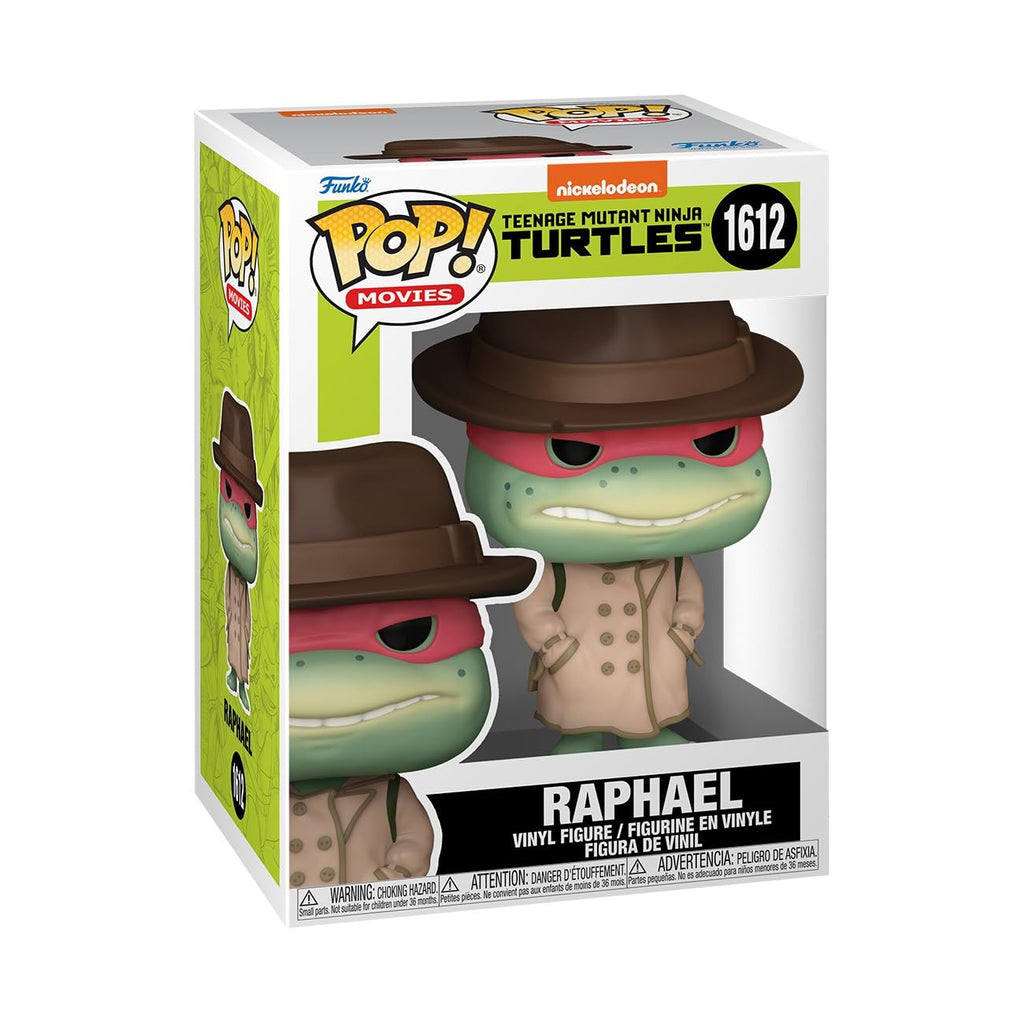 Funko Pop! Movies: Teenage Mutant Ninja Turtles 1990 Raphael with Coat and Hat Figure #1612