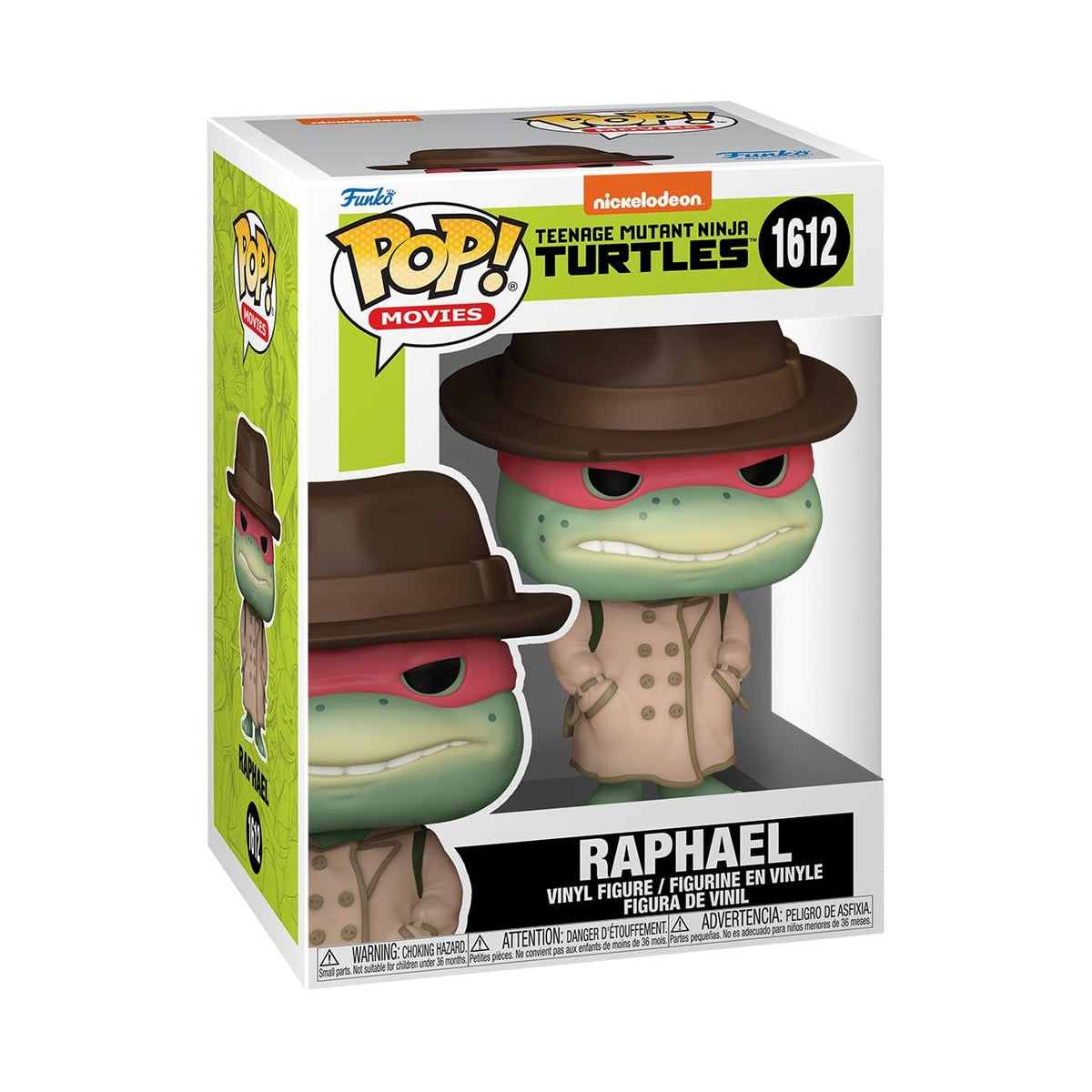 Funko Pop! Movies: Teenage Mutant Ninja Turtles 1990 Raphael with Coat and Hat Figure #1612