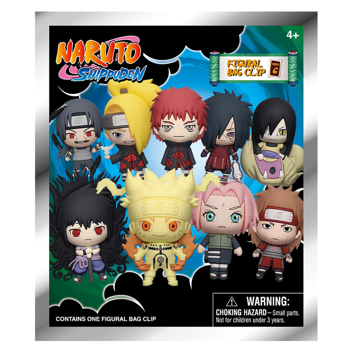Monogram Naruto Shippuden Series 6 Blind Bag Figural Bag Clip | 1 Random Blind Bag Clip