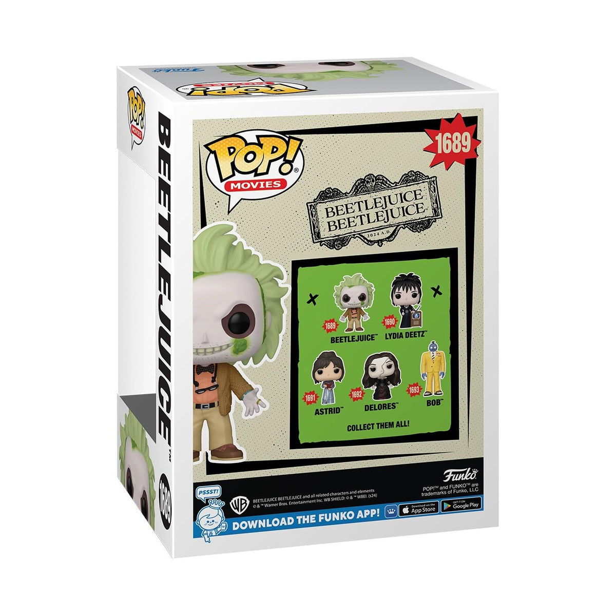 Funko Pop! Movies: Beetlejuice 2 Beetlejuice Figure #1689
