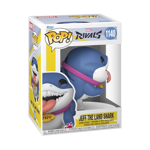 Funko POP! Games: Marvel Rivals - Jeff the Land Shark Figure #1140