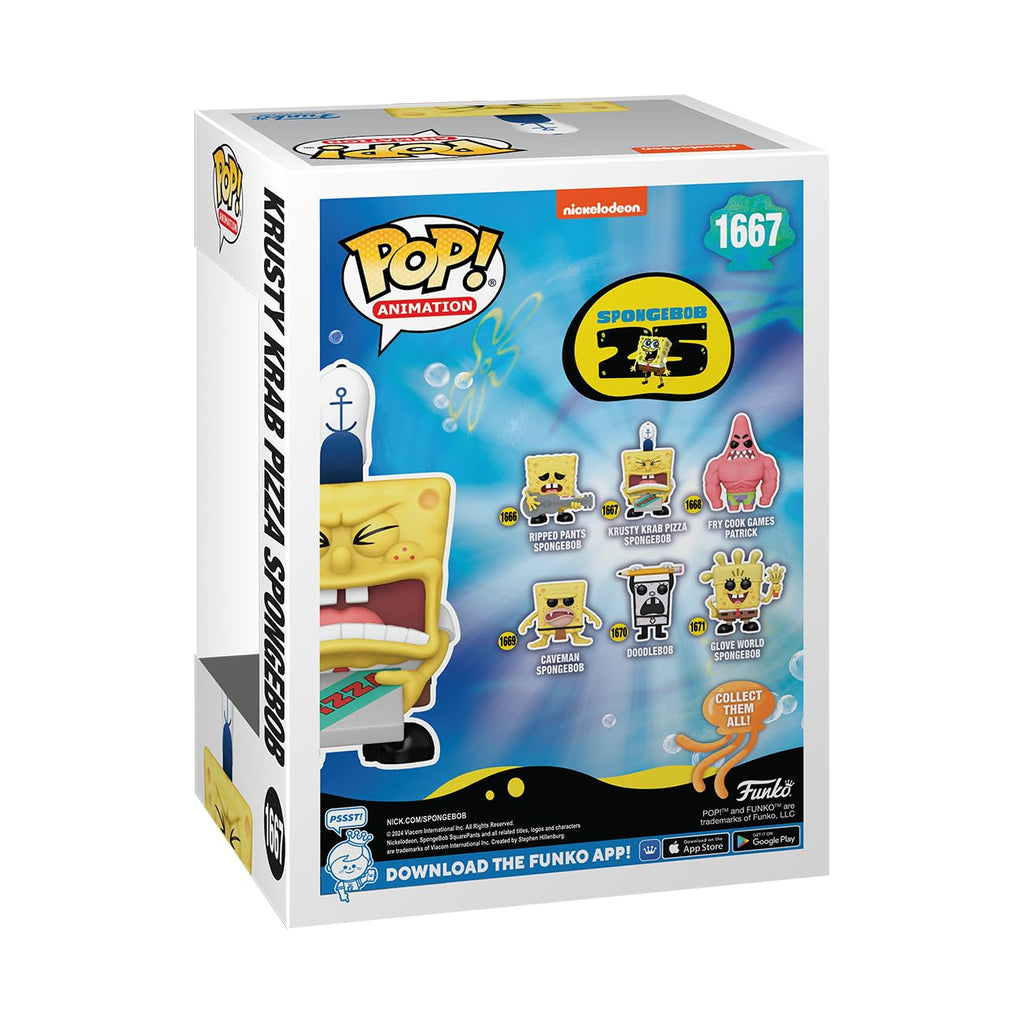 Funko POP! SpongeBob SquarePants - Krusty Krab Pizza Figure #1667