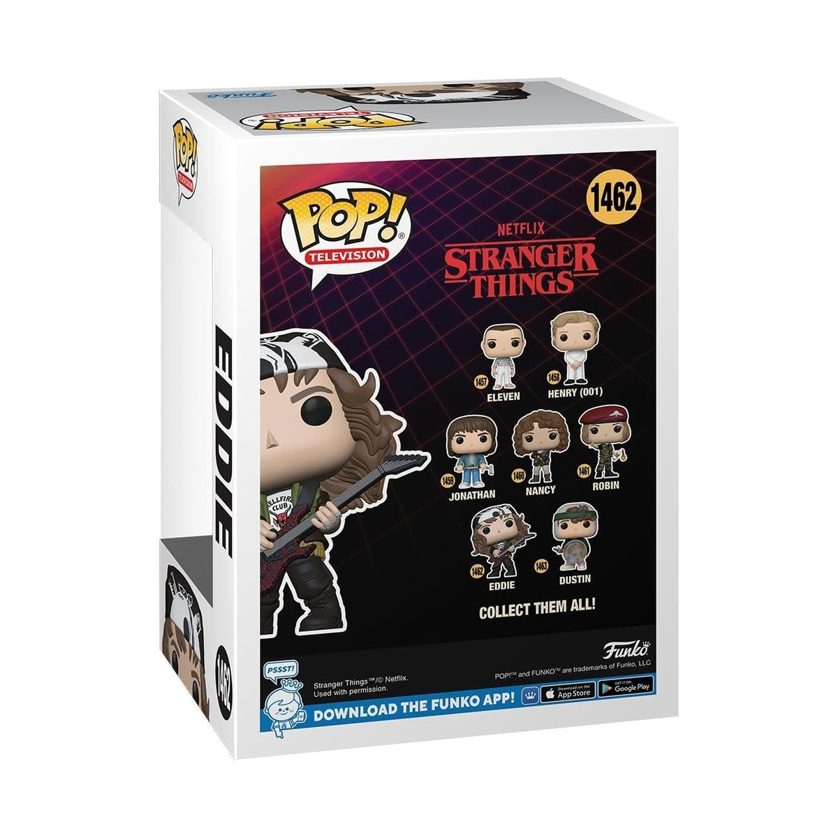 Funko POP! TV: Netflix Stranger Things S4 - Hunter Eddie with Guitar #1462