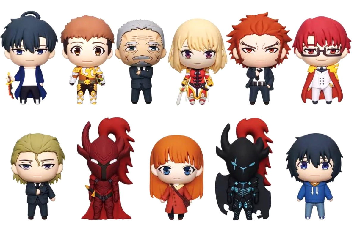 Monogram Solo Leveling 3D Figural Bag Clip - Series 1 - 3D Foam Figural Keychain, ONE RANDOM BAG PER ORDER