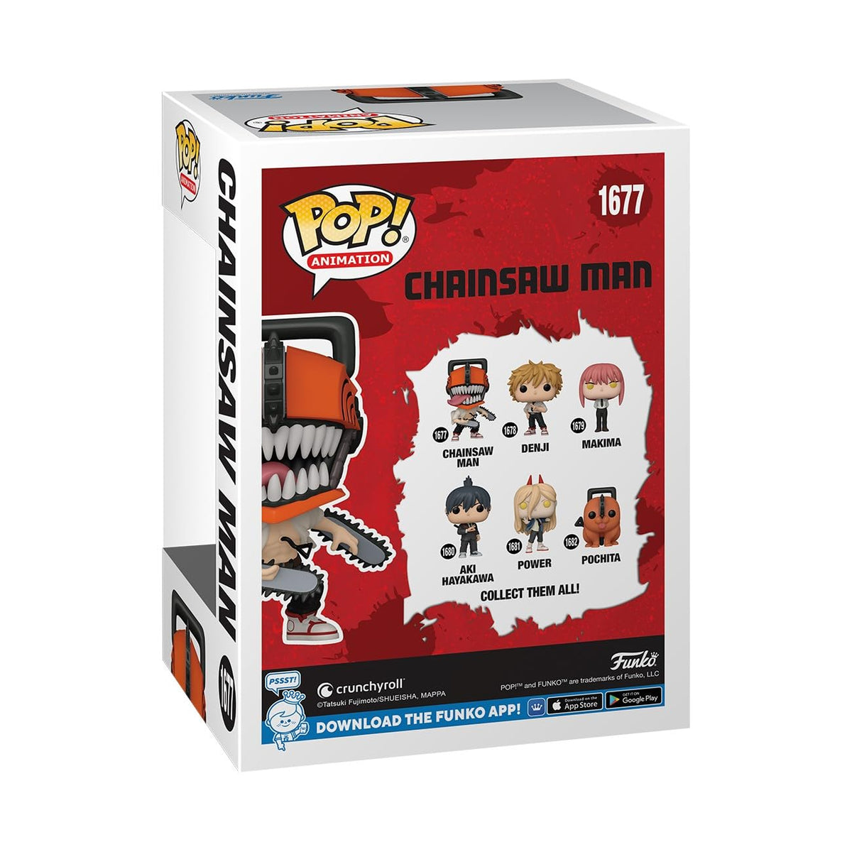Funko POP! Animation: Chainsaw Man (Bloody) Figure #1677 - CHASE
