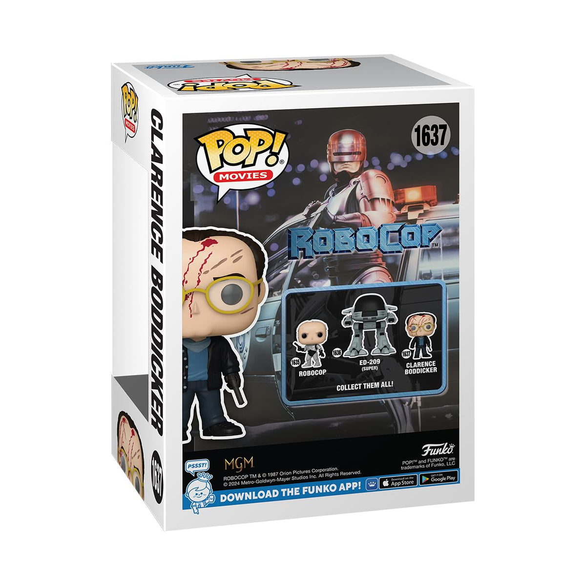 POP! Movies: Robocop - Clarence Boddicker Figure #1637