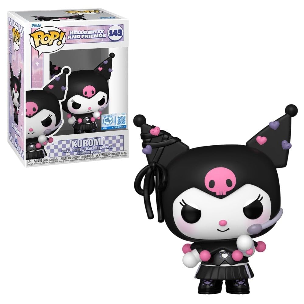 Pop! Animation: Sanrio - Hello Kitty and Friends Kuromi K-Pop Funko Pop! Vinyl Figure #143 - Entertainment Earth Exclusive