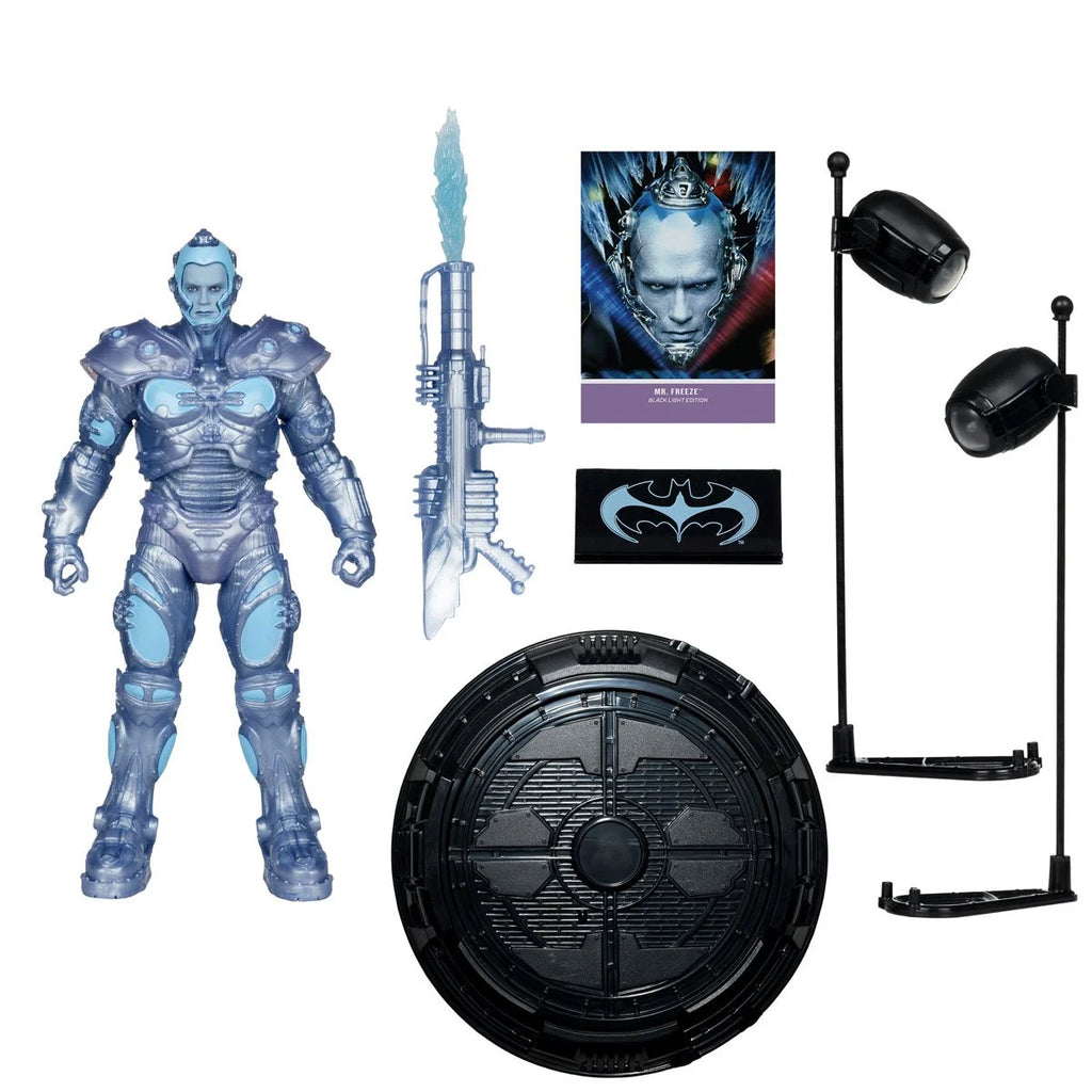 DC Multiverse Batman and Robin Mr. Freeze Black Light Gold Label 7-Inch Action Figure EE Excl /6550!