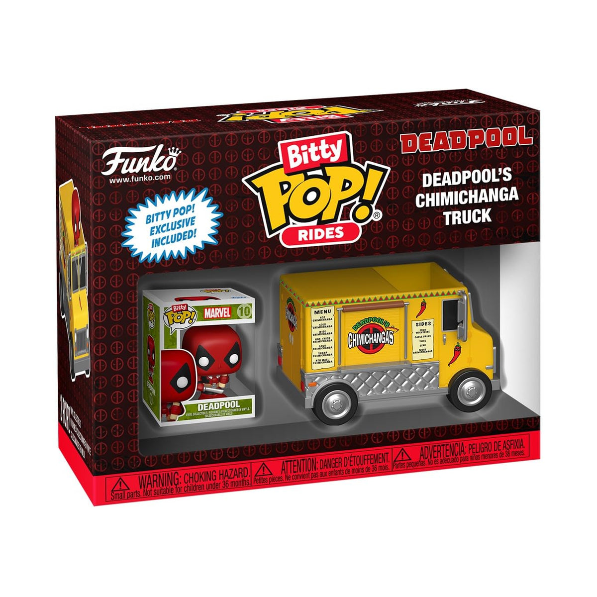 Funko Bitty POP! Ride: Marvel - Deadpool and Chimichanga Truck