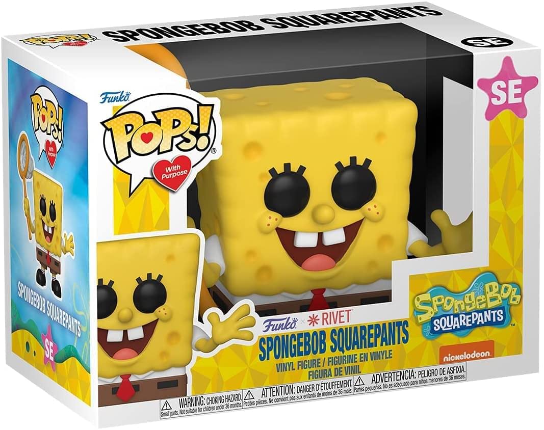 Funko Pop! SpongeBob SquarePants Pops With Purpose Youthtrust  Figure #SE