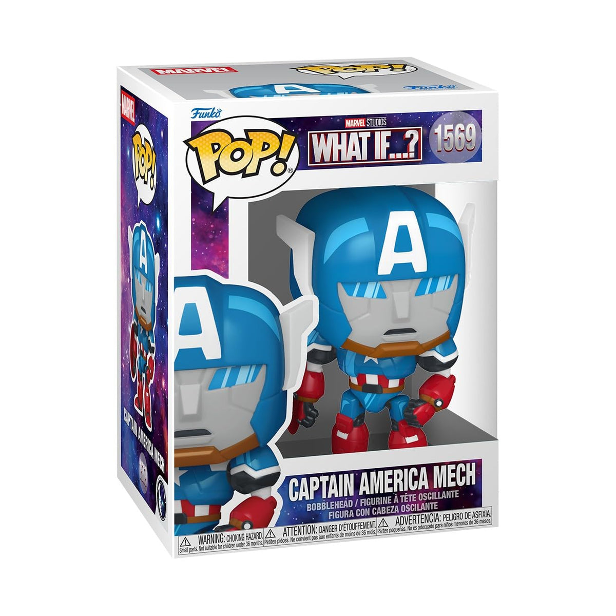 Funko POP! Marvel: Marvel What If Captain America Mech Funko Pop! Vinyl Figure #1569