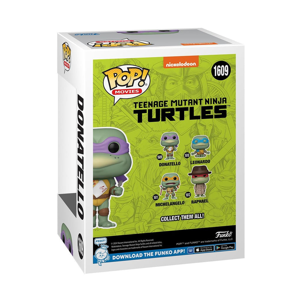 Funko Pop! Movies: Teenage Mutant Ninja Turtles 1990 Donatello with Pizza Figure #1609