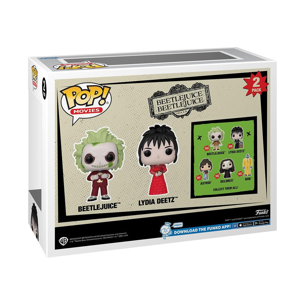 Funko Pop! Movies: Beetlejuice 2 Beetlejuice & Lydia Deetz 2-Pack