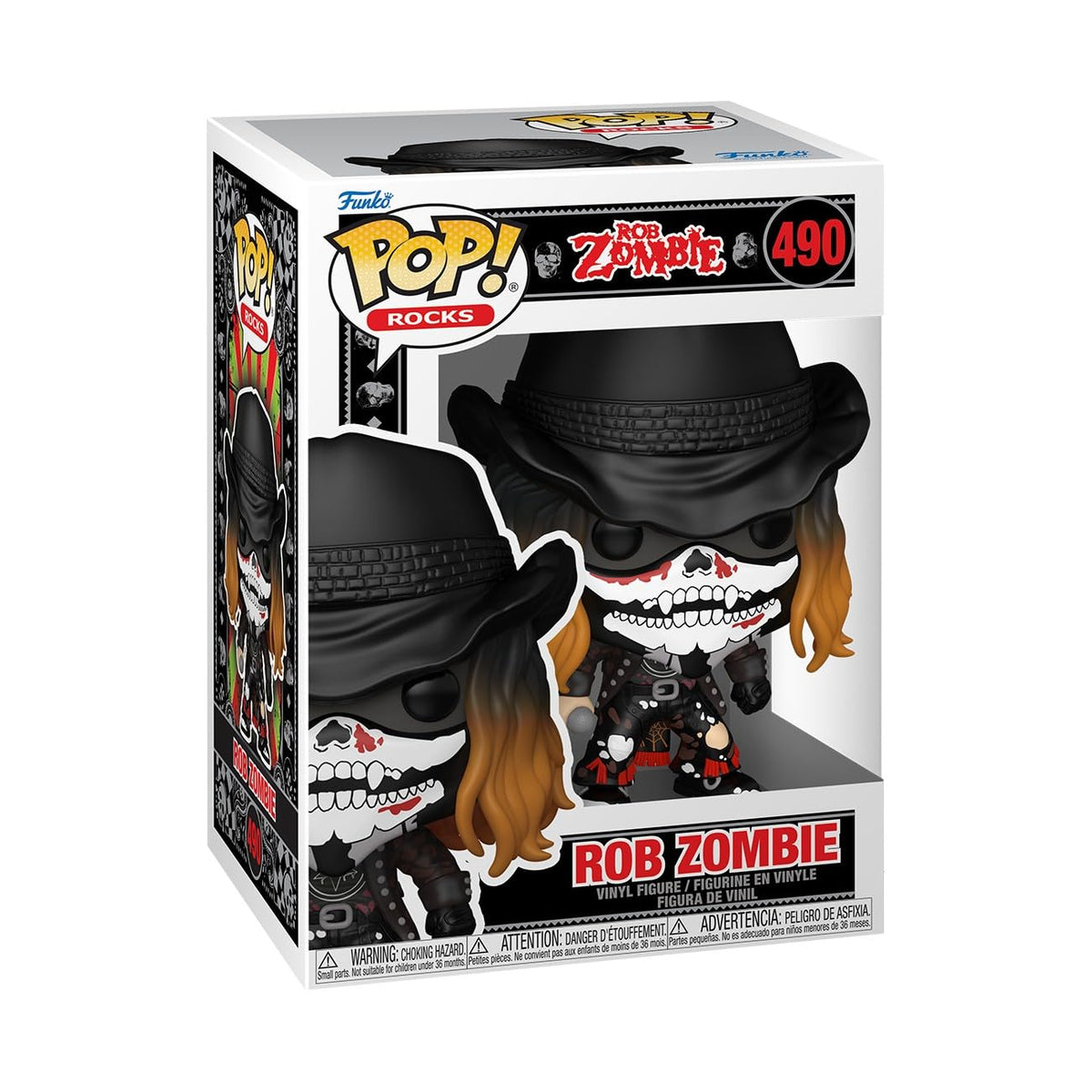 Funko POP! Rocks: Rob Zombie with Bandana Figure #490