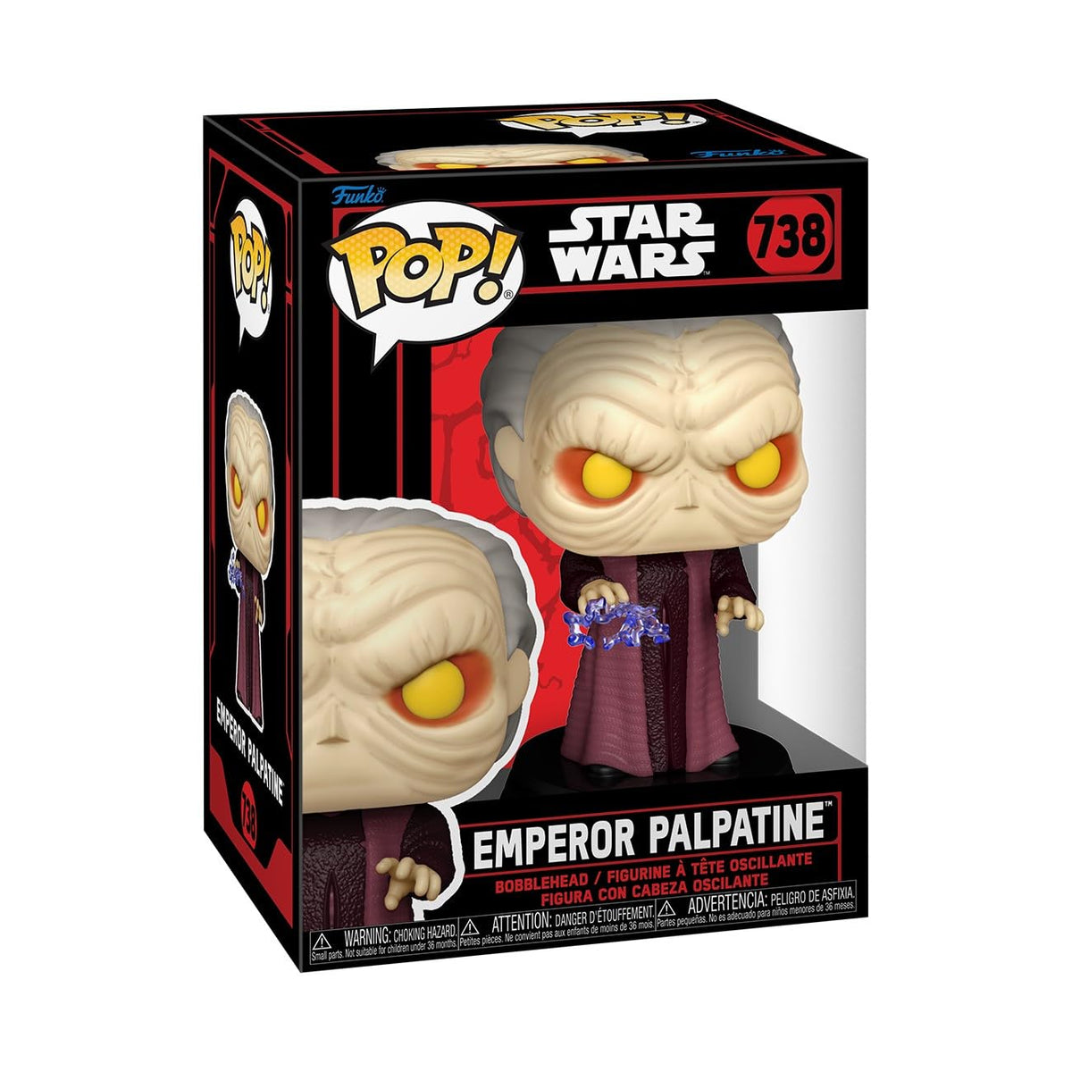 Funko POP! Star Wars: Darkside Emperor Palpatine - Figure #738