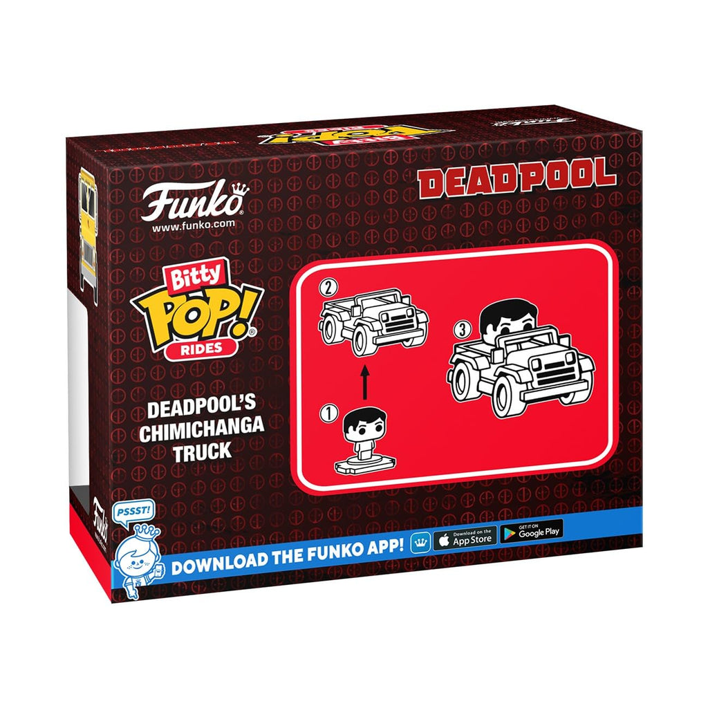 Funko Bitty POP! Ride: Marvel - Deadpool and Chimichanga Truck