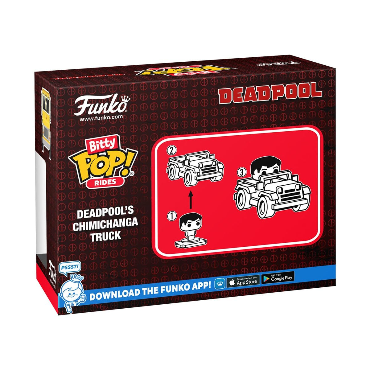 Funko Bitty POP! Ride: Marvel - Deadpool and Chimichanga Truck