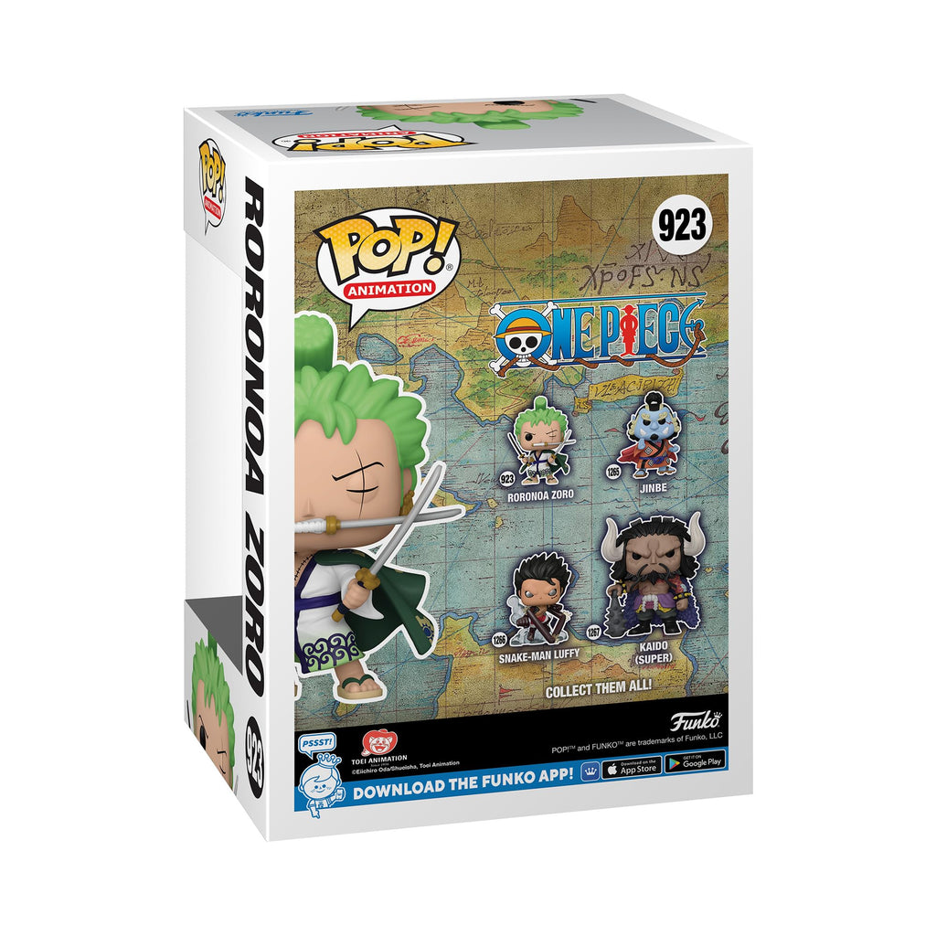 Funko POP! Animation: One Piece - Roronoa Zoro Figure #923
