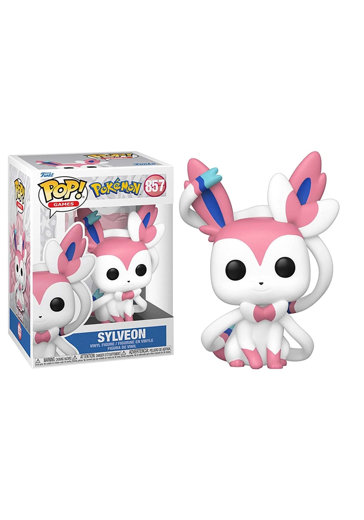 Funko Pop! Games: Pokemon - Sylveon - Collectible Vinyl Figure - Gift Idea - Official Products - Toys for Children and Adults - Video Games Fans