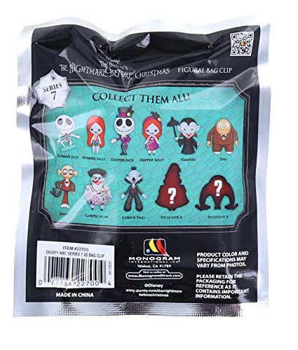 Disney Tim Burton's Nightmare Before Christmas Series 7 | 1 Random Blind Bag Clip