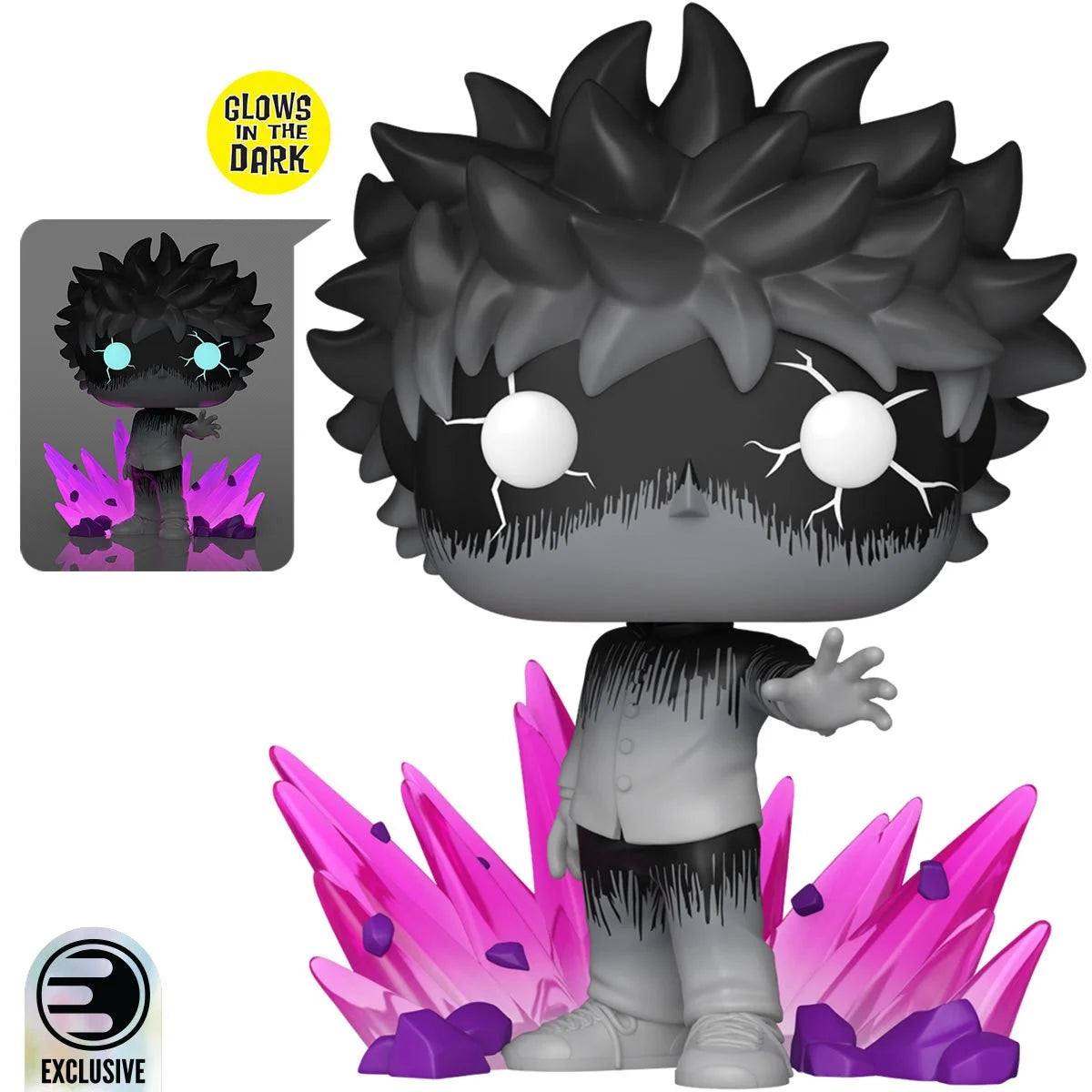 Funko POP Vinyl Excl Mob Psycho 100 Shigeo w/Aura GITD Figure #2406