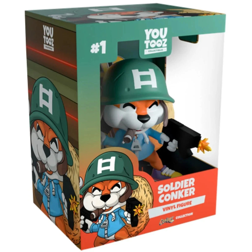 Youtooz: Conker's Bad Fur Day Collection - Soldier Conker Vinyl Figure #1